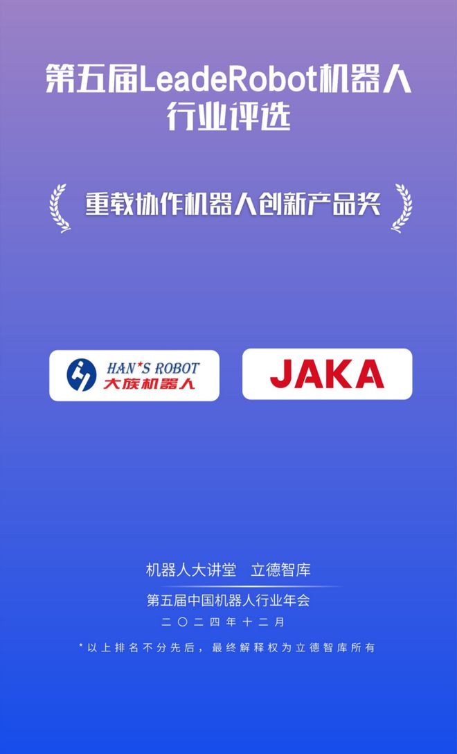 24大獎項3大榜單揭曉！2024LeadeRobot中國機器人行業頒獎典禮！(圖10)