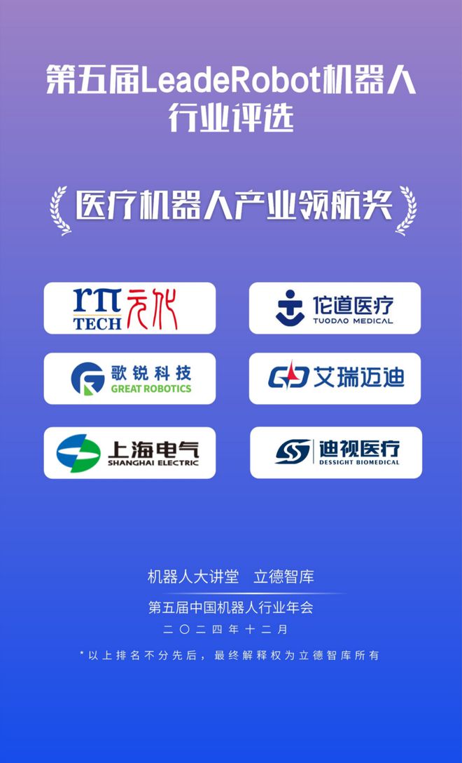 24大獎項3大榜單揭曉！2024LeadeRobot中國機器人行業頒獎典禮！(圖12)